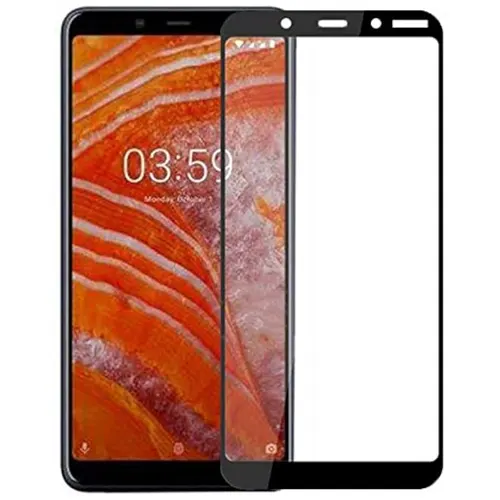 Replacement for NOKIA 3.1PLUS BLACK 4D TEMPERED SCREEN - Quality Phone Parts in Sri Lanka